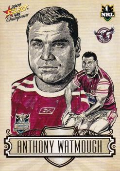2009 Select NRL Champions - Sketches #SK11 Anthony Watmough Front
